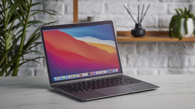 Màn hình MacBook Air M1 256GB 2020 được sử dụng công nghệ Rentina IPS với kích thước 13.3 inch