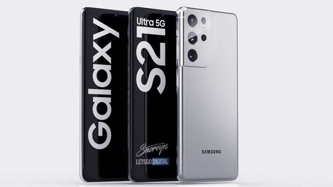 mặt trước Galaxy S21 Ultra 5G Mỹ không có nhiều thay đổi