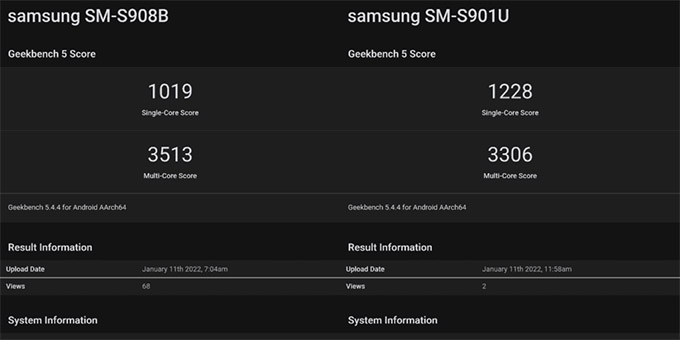 Exynso 2200 đánh bại chip xử lý Snapdragon 8 Gen 1 về hiệu năng đa lõi