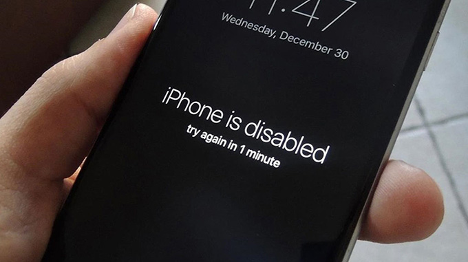 Khi nào bạn sẽ gặp phải tình trạng iPhone bị vô hiệu hóa, kết nối với iTunes