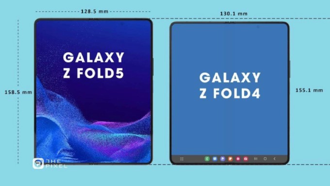 Samsung Galaxy Z Fold 5 cũng sẽ nhỏ hơn và cao hơn đôi chút so với người tiền nhiệm
