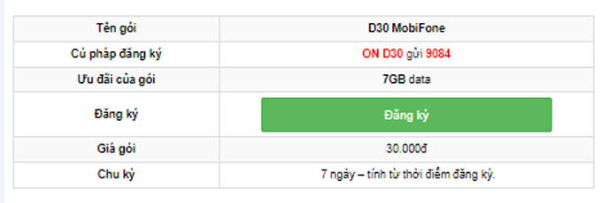 Cách đăng ký 4G Mobifone giá rẻ gói tháng
