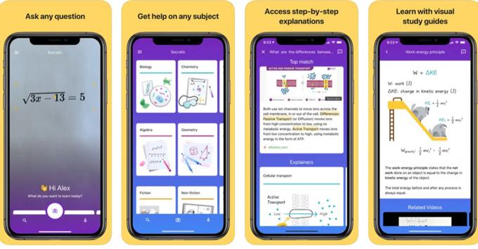 Ứng dụng AI cho iPhone miễn phí tốt nhất Socrate by Google