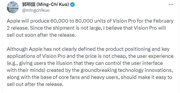 Những cải tiến công nghệ đột phá là điều sẽ giúp Apple Vision Pro cháy hàng nhanh chóng