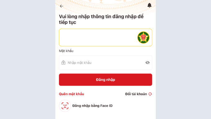 Bước 1 Cách xem điểm GPLX trên ứng dụng VNeID