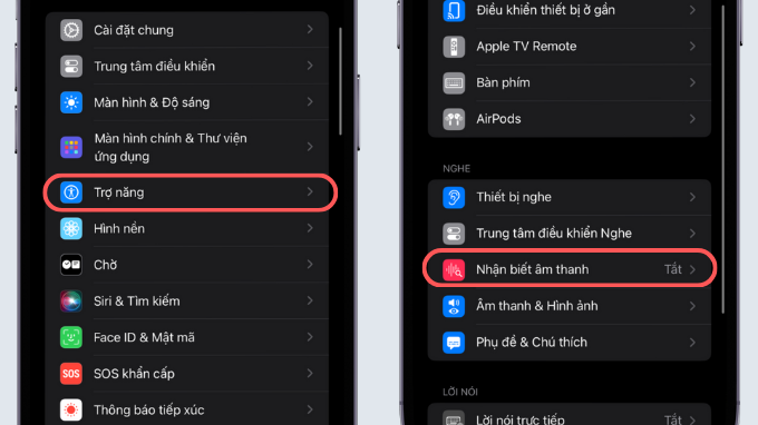 Bước 2 Cách bật tính năng phát hiện cháy trên iPhone