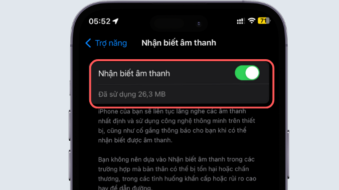 Bước 3 Cách bật tính năng phát hiện cháy trên iPhone
