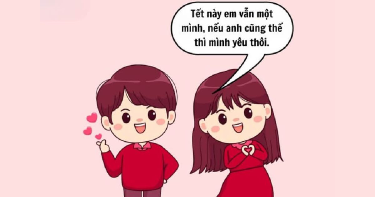 Caption Tết 2025 thả thính hài hước và ấn tượng