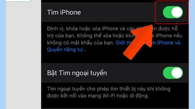 Cách xóa iPhone từ xa bằng iCloud
