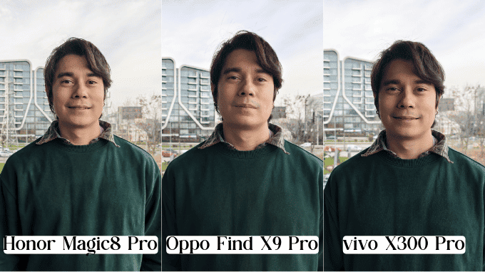 Cả ba flagship đều xuất sắc trong chụp chân dung 1x