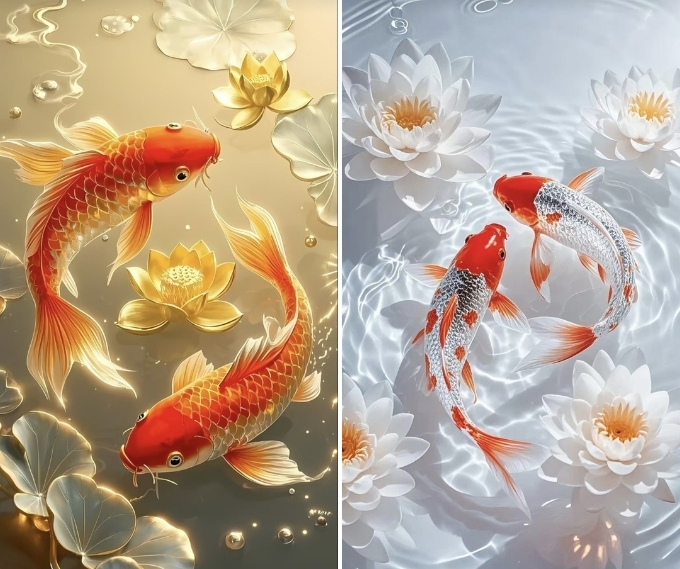 Hình nền cá chép hóa rồng: Biểu tượng của sự kiên trì và thành công