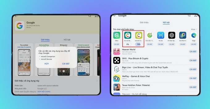 Hướng dẫn cài Google cho Huawei chi tiết bước 2 và bước 3