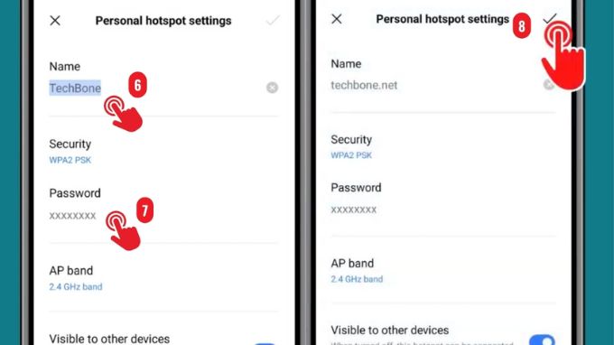 Cách bật chia sẻ 4G trên realme trong cài đặt bước 3