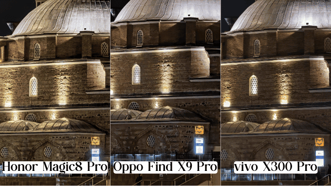 Công nghệ AI giúp vivo và Honor xuất sắc ở zoom xa ban đêm