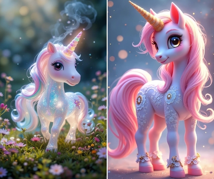 Hình nền ngựa Chibi đáng yêu, phong cách dễ thương dành cho người yêu thích hoạt hình