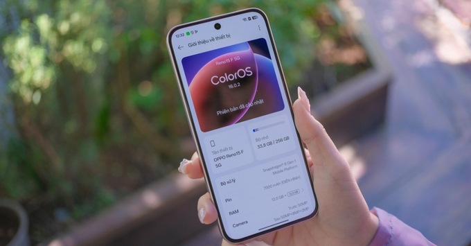 Điểm Antutu Benchmark đánh giá hiệu năng của OPPO Reno15 F 5G 8GB/256GB