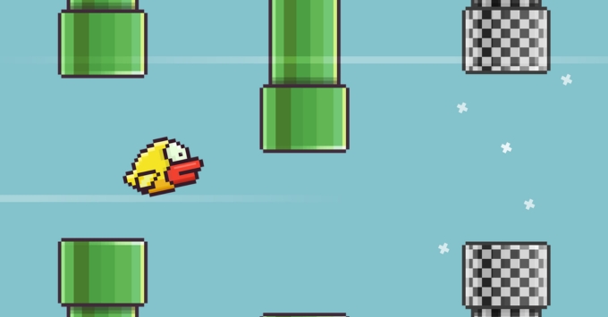 Flappy Bird là game tuổi thơ trên điện thoại hay nhất