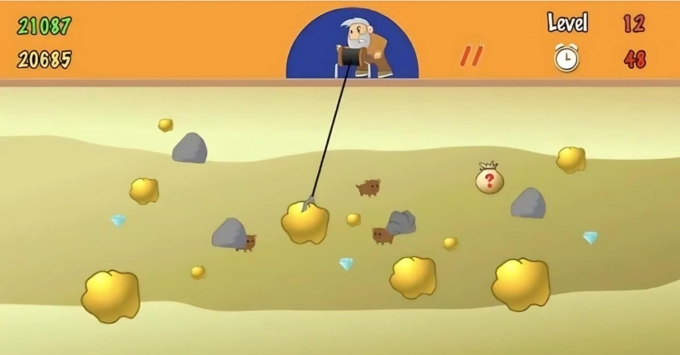 Đào vàng cổ điển là game tuổi thơ trên điện thoại hay nhất