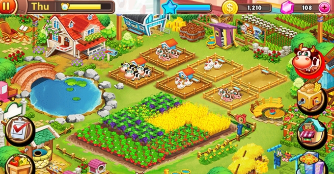 Hay Day là game tuổi thơ trên điện thoại hay nhất