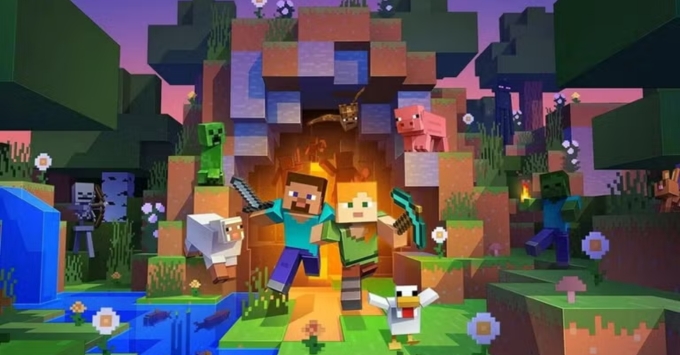 Minecraft (Pocket/Bedrock) là game tuổi thơ trên điện thoại hay nhất
