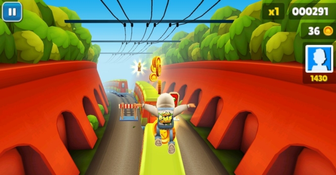 Subway Surfers là game tuổi thơ trên điện thoại hay nhất