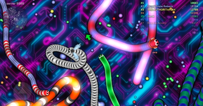 Slither.io là game tuổi thơ trên điện thoại hay nhất