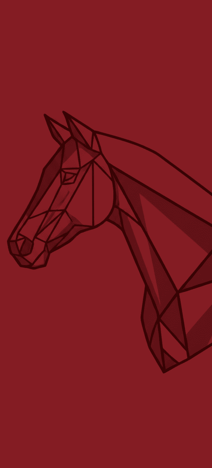 Hình nền đỏ ngày Tết họa tiết ngựa 9