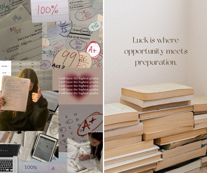 Hình nền cầu may mắn trong học tập và thi cử đỗ đạt mới nhât