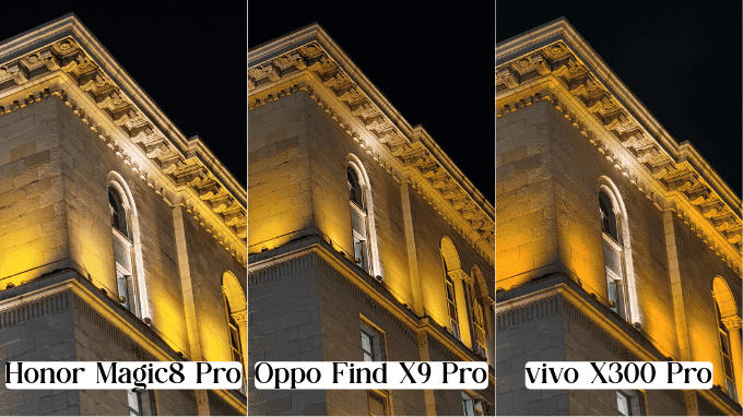 Honor giữ được tính tự nhiên tốt nhất ở chế độ tele đêm