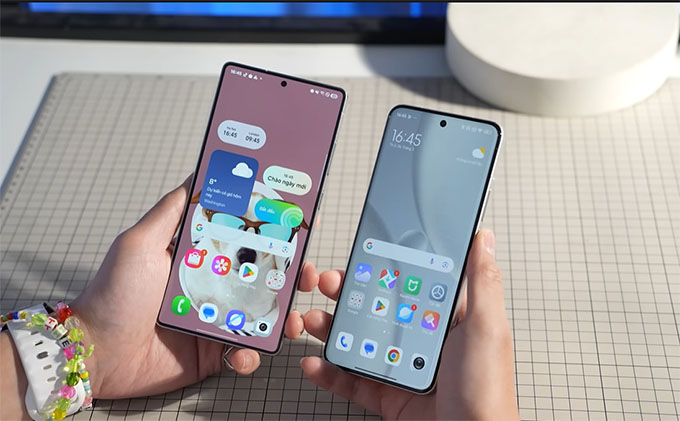 Màn hình Xiaomi 17 Ultra và Samsung S25 Ultra đều trang bị màn hình LTPO AMOLED 6.9 inch