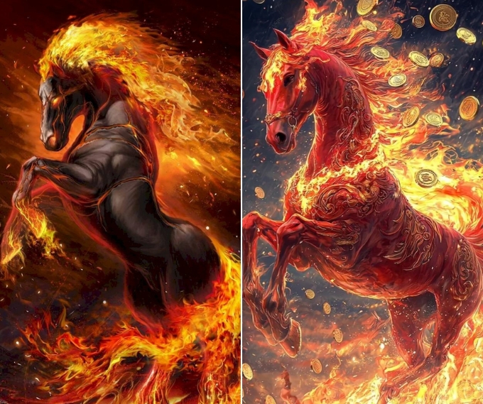 Hình nền ngựa 3D oai phong với dáng đứng hiên ngang, cơ bắp săn chắc và ánh mắt mạnh mẽ