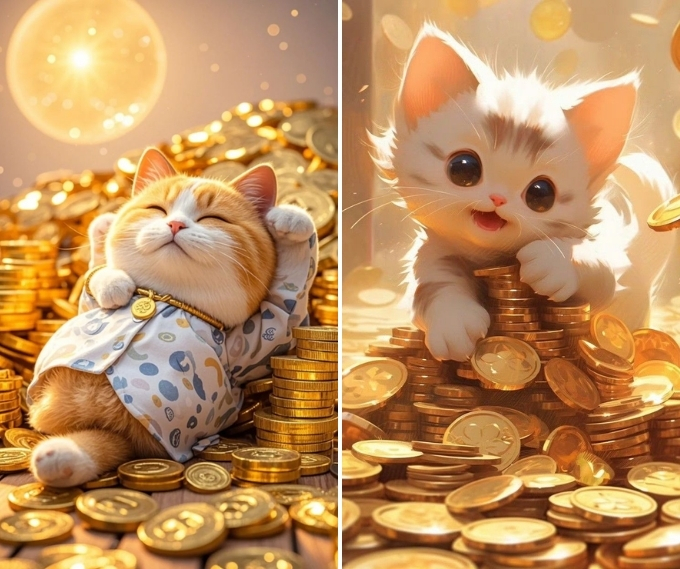 Hình nền mèo thần tài (maneki neko): Chiêu tài và rước lộc 2026