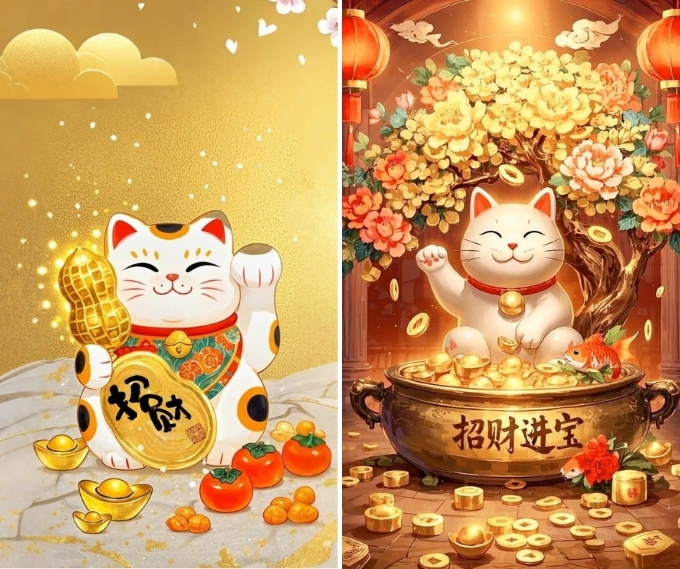 Hình nền mèo thần tài (maneki neko): Chiêu tài và rước lộc đẹp nhất