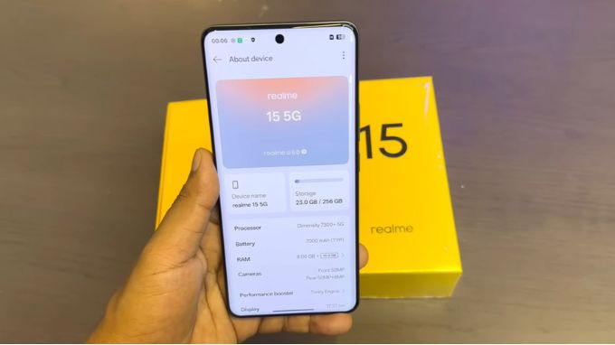 Pin của HONOR X9d 5G và Realme 15 5G