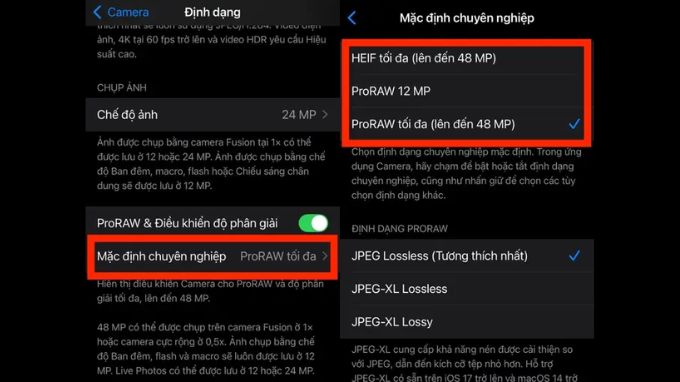 Hướng dẫn cách chụp ảnh Apple ProRAW