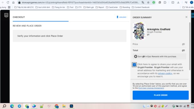 Hướng dẫn tải Arknights Endfield trên PC bước 4