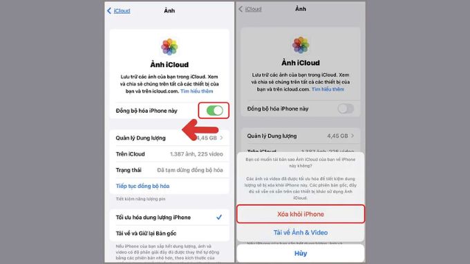 Cách khắc phục iCloud báo đầy trên iPhone