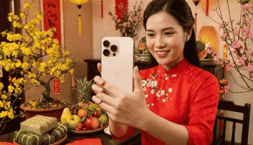 iPhone 16 Pro Max:'Máy quay phim chuyên nghiệp' cho các TikToker mùa Tết