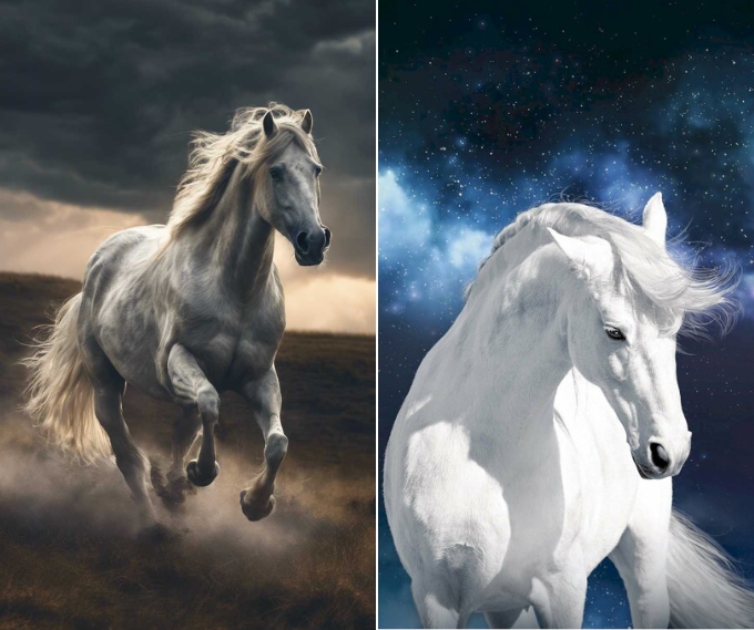 Ngựa nghệ thuật minimalist, thể hiện hình khối đơn giản nhưng đầy cảm xúc