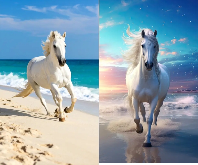 Hình nền ngựa minimalist trừu tượng, phù hợp cho không gian số tinh tế và sang trọng