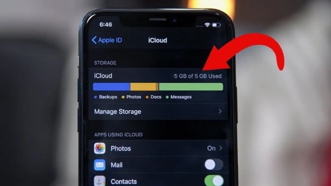 Vì sao iCloud trên iPhone nhanh đầy