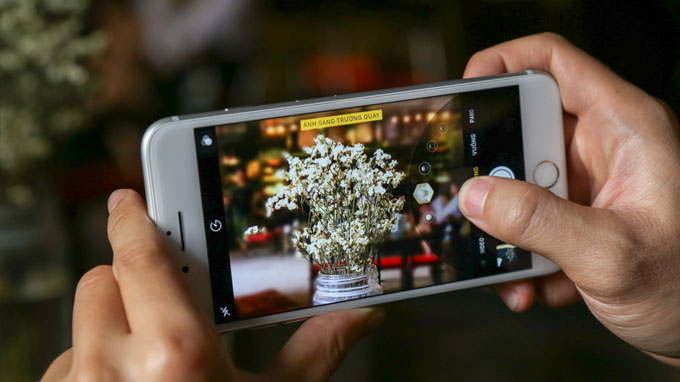 Camera iPhone 8 Plus 64GB cũ vẫn được tích hợp hệ thống camera kép được nâng cấp