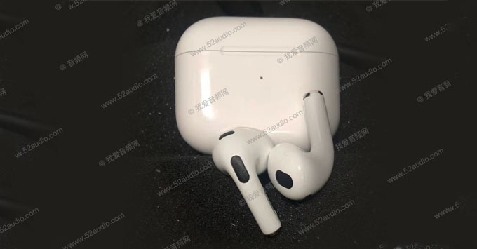 Hình ảnh thực tế AirPods 3 lộ diện, hé lộ thiết kế giống với AirPods Pro