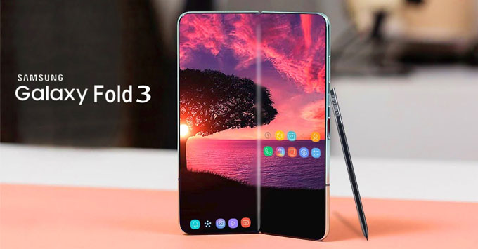 Galaxy Z Fold 3 lộ ảnh render, xác nhận hỗ trợ bút S-Pen tương tự Galaxy S21 Ultra