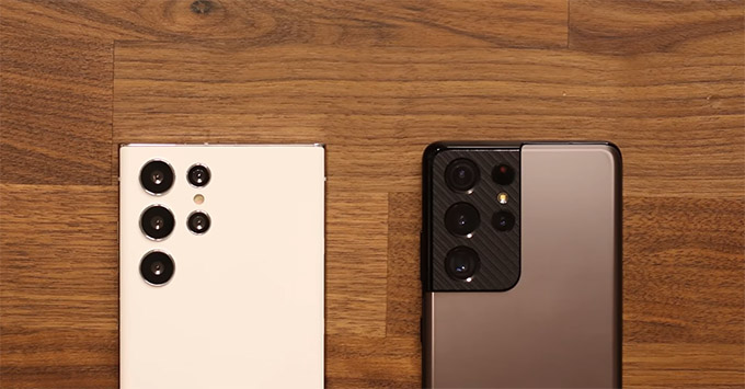 so sánh camera Galaxy s22 Ultra và Galaxy S21 Ultra