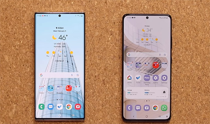 Màn hình Galaxy S22 Ultra chiếm lợi thế hơn so với Galaxy S21 Ultra