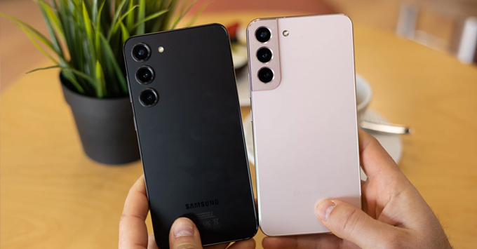 Galaxy S23 Plus và Galaxy S22 Plus về thiết kế