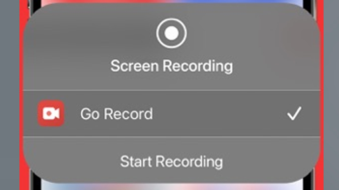 Ứng dụng quay màn hình iPhone, iPad Go Record