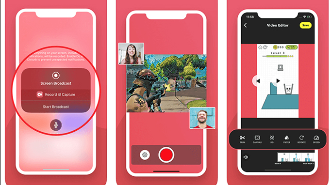 Ứng dụng quay màn hình iPhone, iPad Record IT