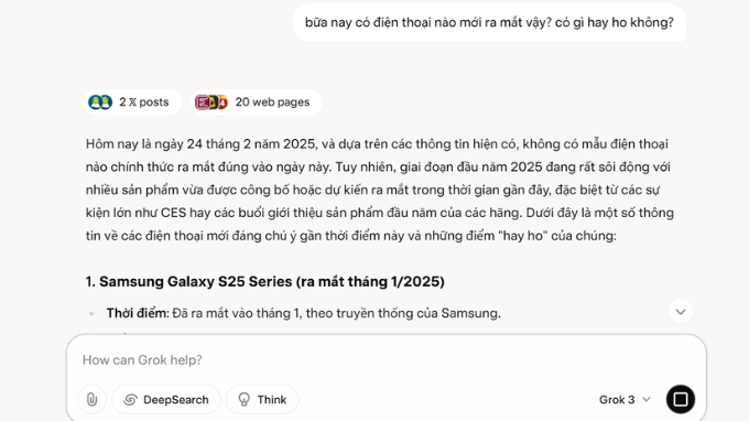 Grok AI sử dụng ngôn ngữ tự nhiên